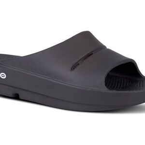 OOFOS Black Slide Sandals -OOahh Men’s Slides